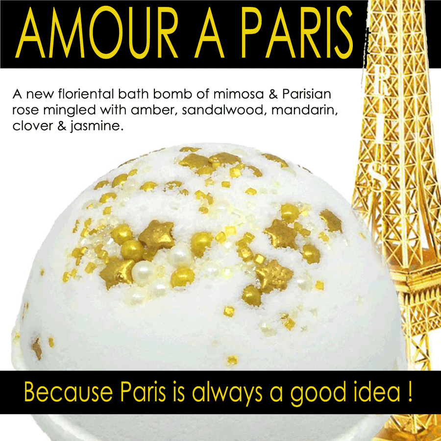 Amour a Paris Bath Bomb by Planet Yum