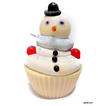 Frosty the Snowman Cupcake Soap