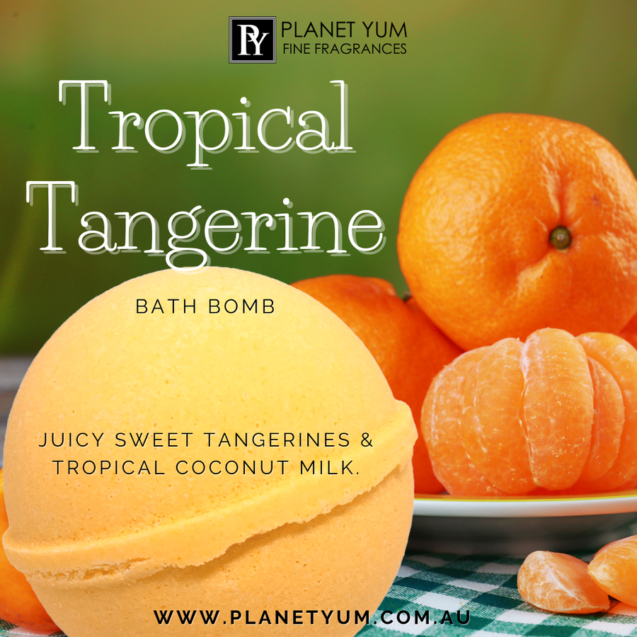 Tropical Tangerine Moisturising Bath Bomb