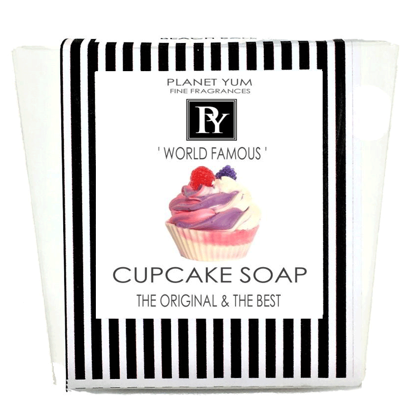 Black Raspberry & Vanilla Cupcake Soap