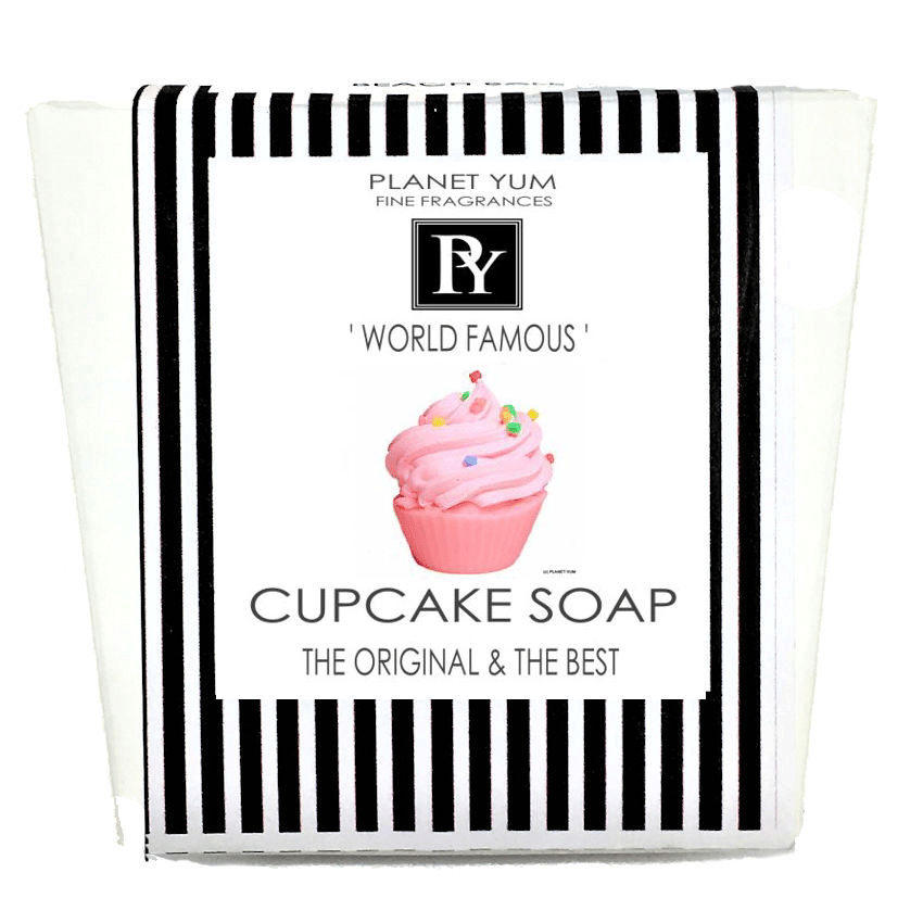 Pink Circus Cupcake Soap