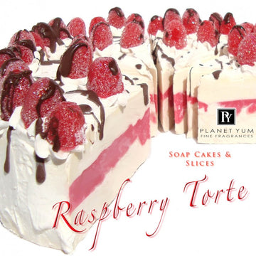 Raspberry Torte Soap Cake