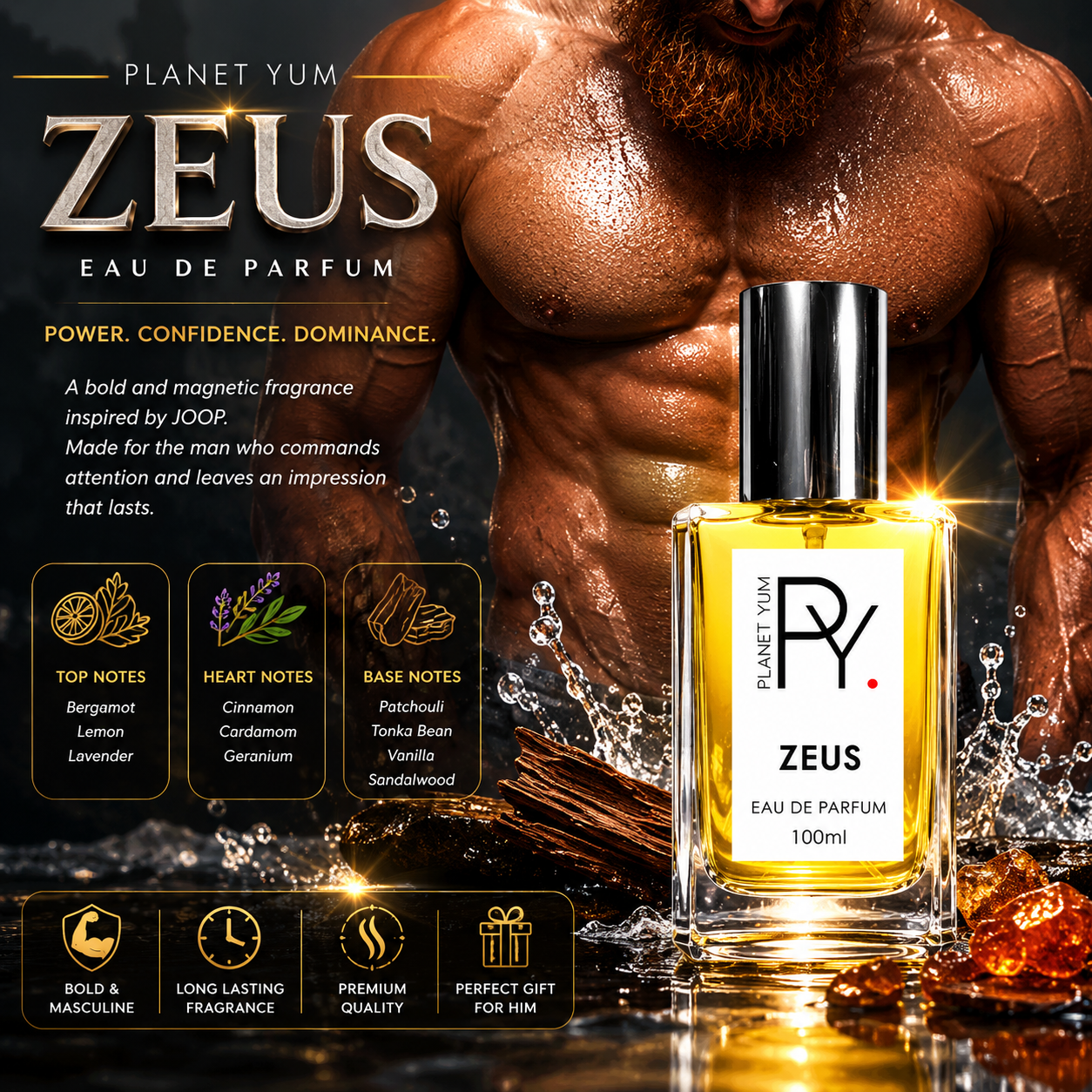 ZEUS Perfume by Planet Yum Fine Fragrances | Australian Made