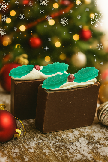 Christmas Slice Artisan Goat Milk Soap