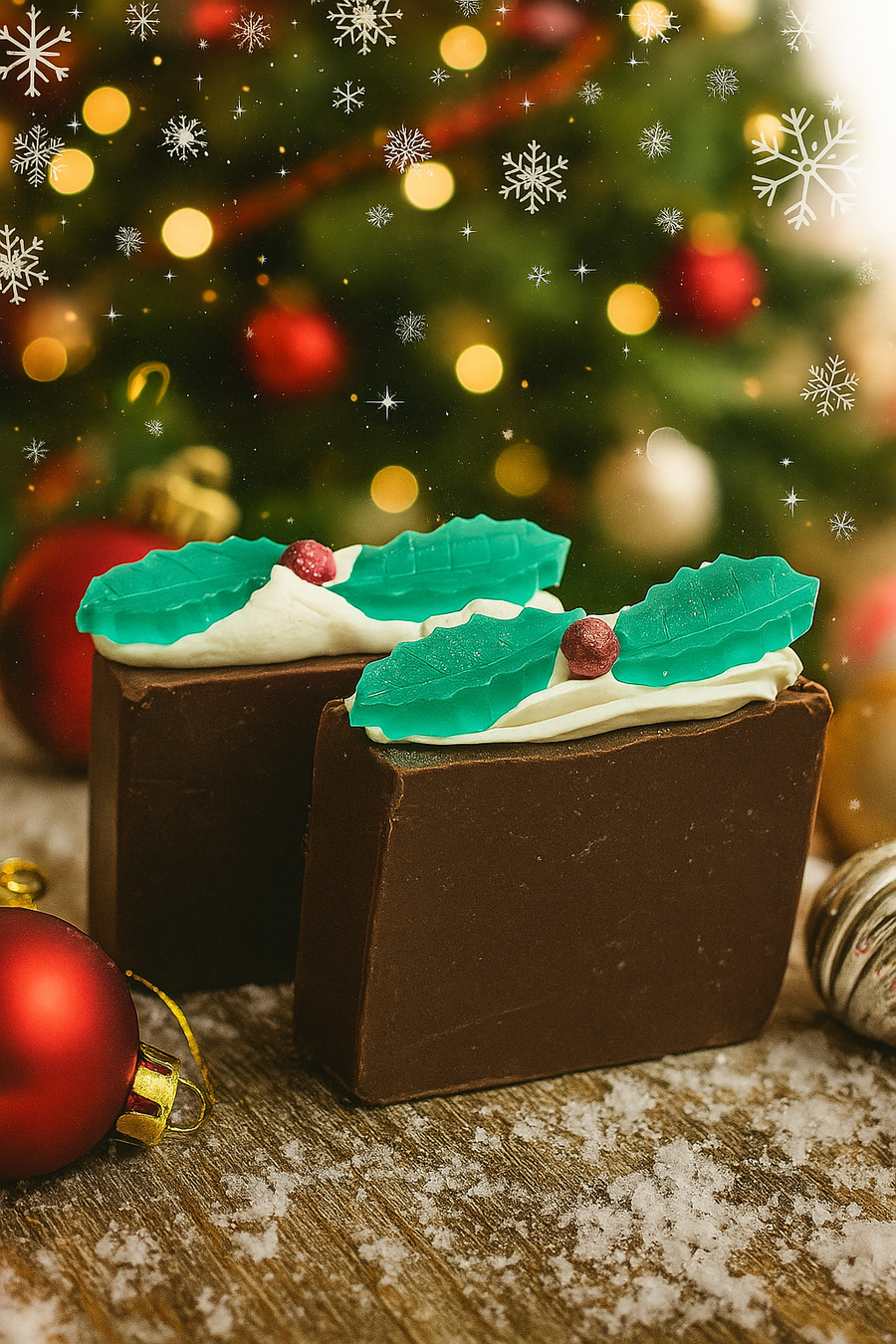 Christmas Slice Artisan Goat Milk Soap