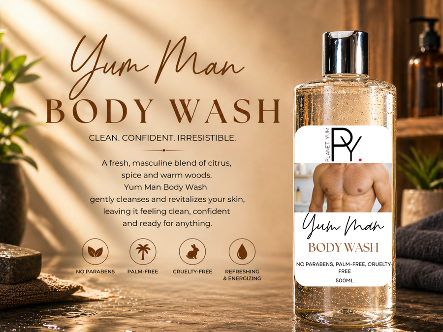 Yum Man Luxury Scented Body Wash by Planet Yum | Australia Made ...