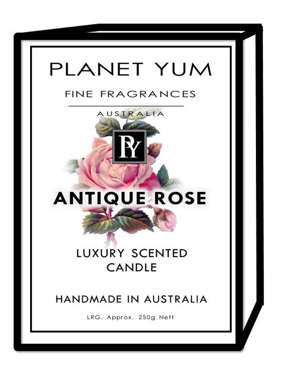 Antique Rose Luxury Scented Candle