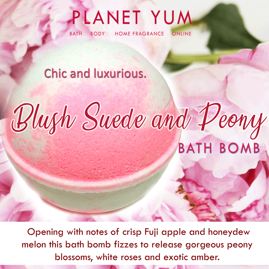 Blush Suede & Peony Bath Bomb