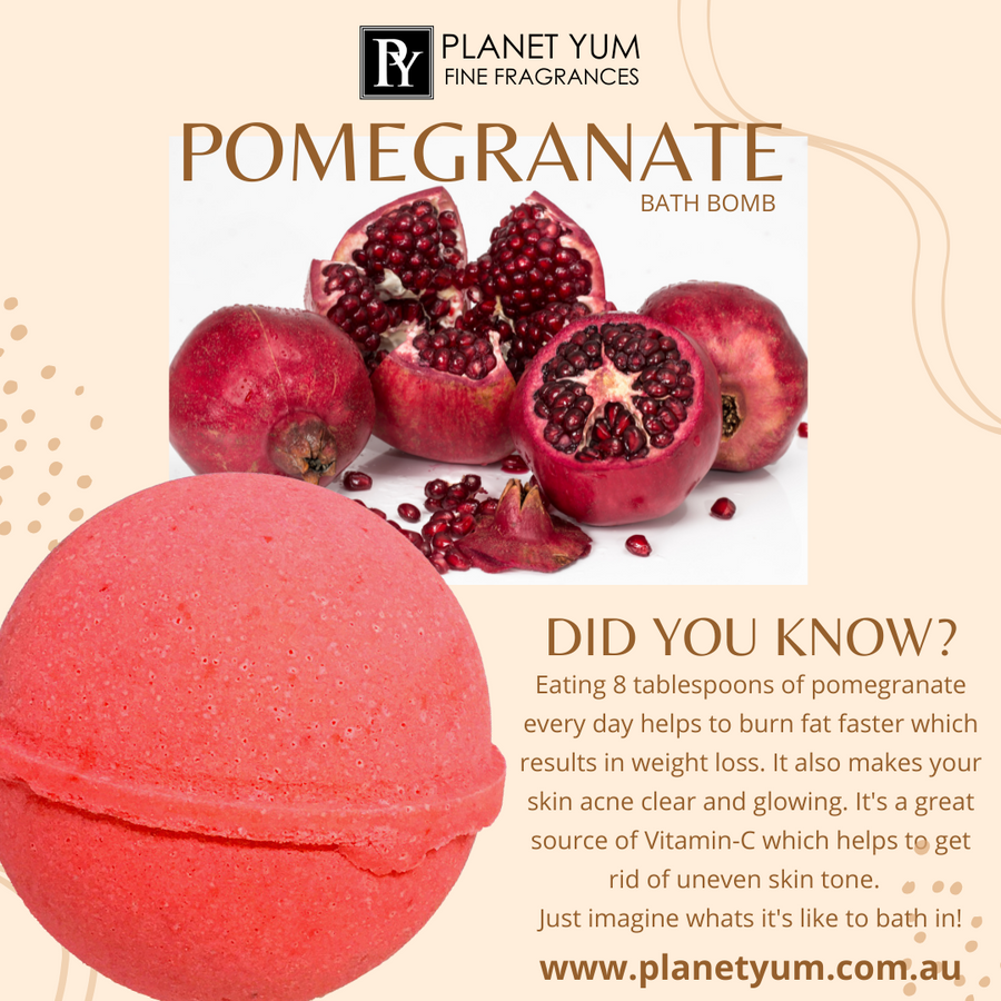 Pomegranate Luxury Scented Bath Bomb