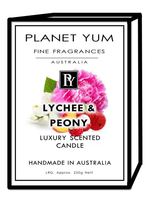 Lychee & Peony Luxury Scented Candle