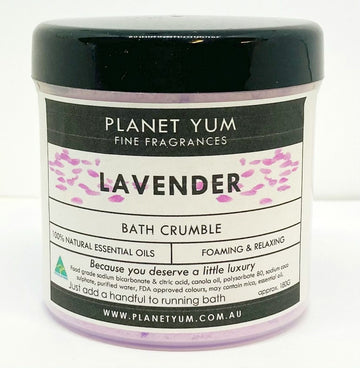 Lavender Bubbling Bath Crumble