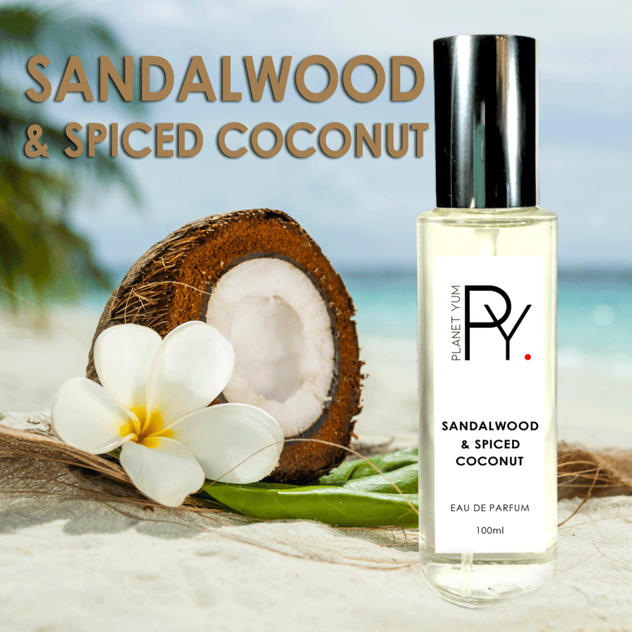 Sandalwood Spiced Coconut Perfume by Planet Yum Australia Made