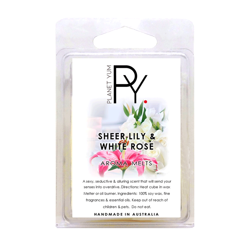 Sheer Lily & White Rose Luxury Scented Soy Wax Melts