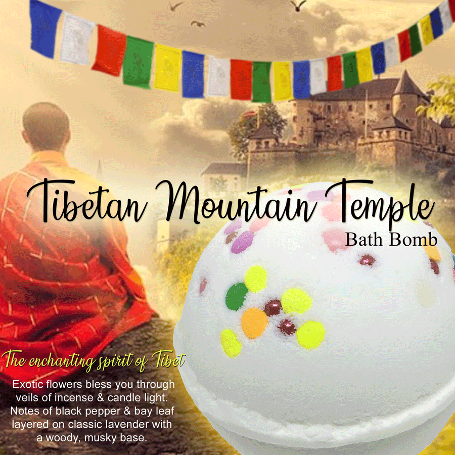 Tibetan Mountain Temple Bath Bomb by Planet Yum