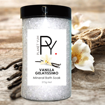 Vanilla Gelatissimo Mineral Bath Soak