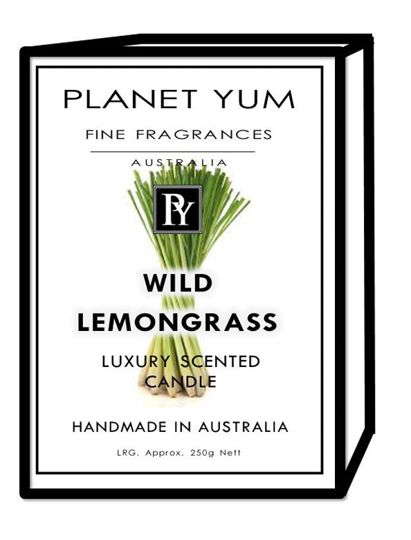 Wild Lemongrass Luxury Scented Candle