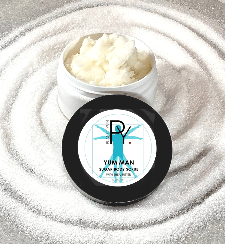 Yum Man Sugar Body Scrub with Shea Butter