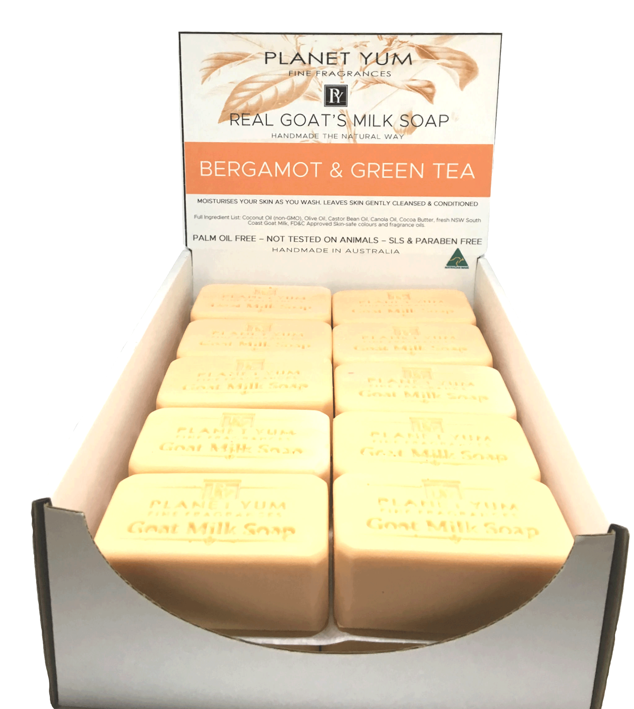 Scented Goat Milk Soap Bergamot And Green Tea Everyday Goat Milk Soap