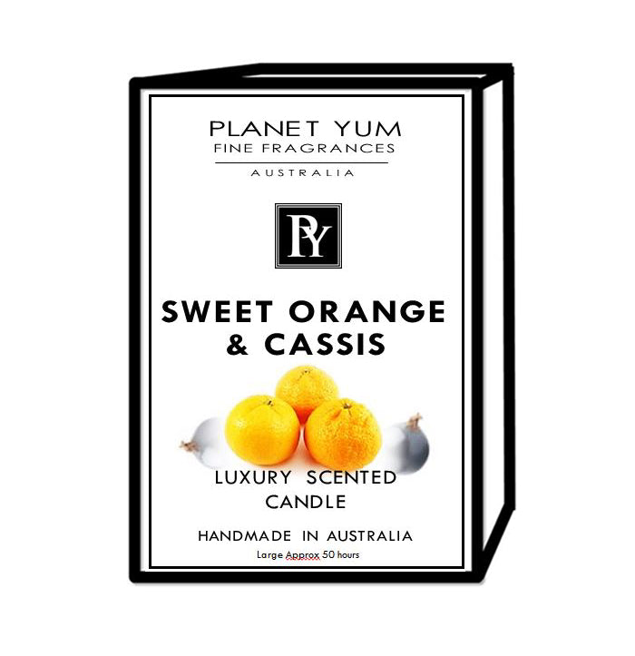 Sweet Orange & Cassis Luxury Scented Candle