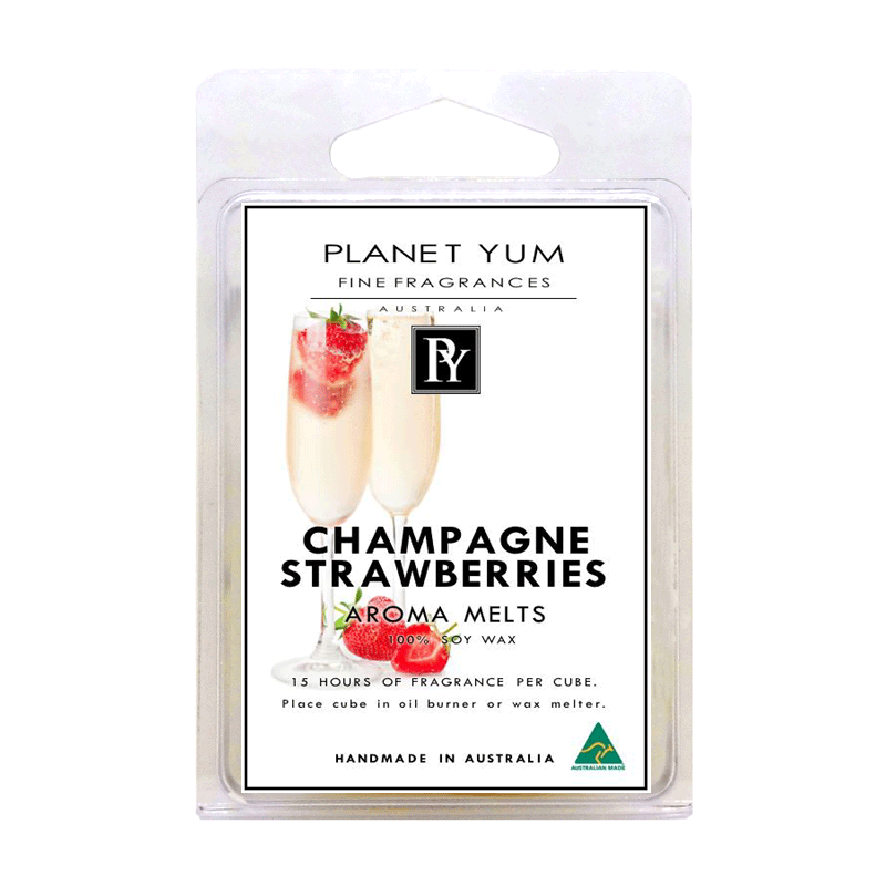 Champagne & Strawberries Luxury Scented Soy Wax Melts