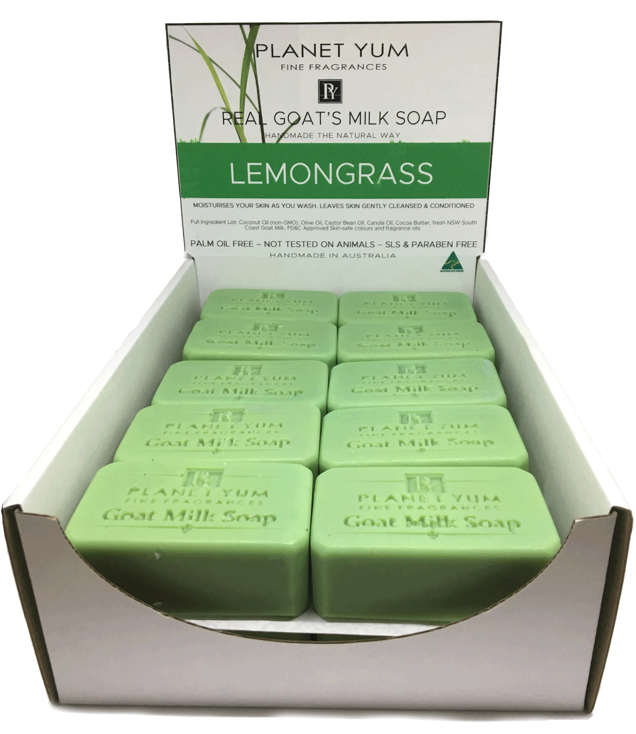 Scented Goat Milk Soap Lemongrass Everyday Goat Milk Soap Planet Yum