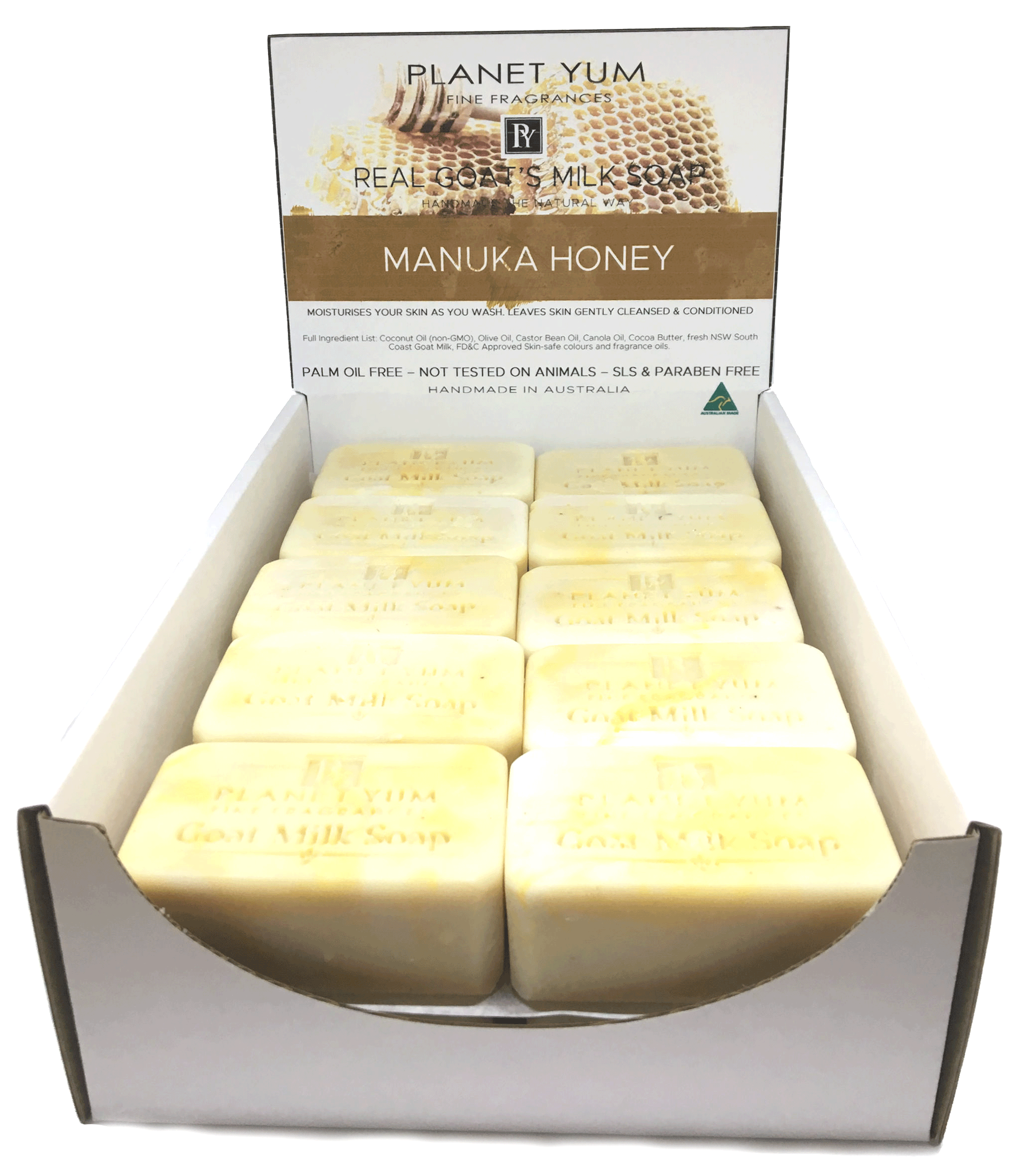 Unscented Goat Milk Soap Manuka Honey Everyday Goat Milk Soap