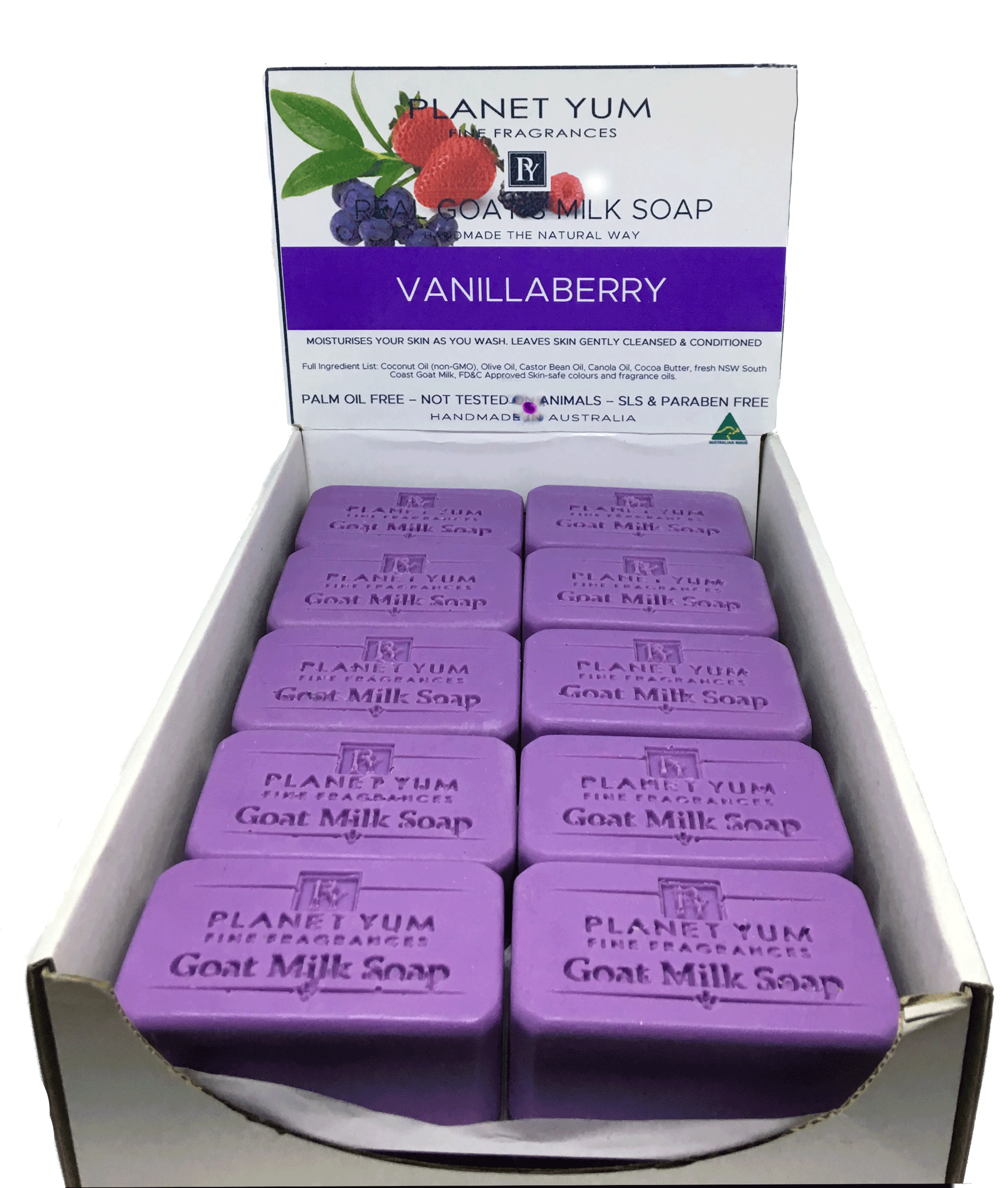 Vanillaberry Everyday Goat Milk Soap Planet Yum